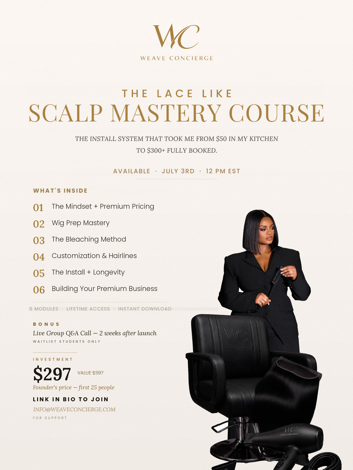 The Lace like Scalp Mastery